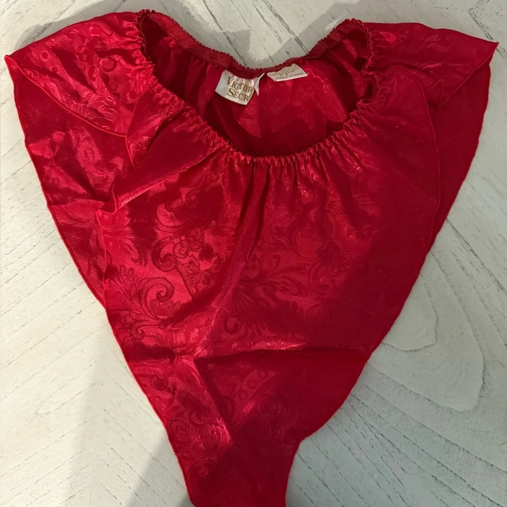 Vintage Gold Label Victoria’s Secret Cami 2 Piece Set with Lace, Sheer Sexy Love - Picture 9 of 15